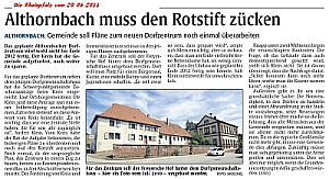 Zeitungsbericht